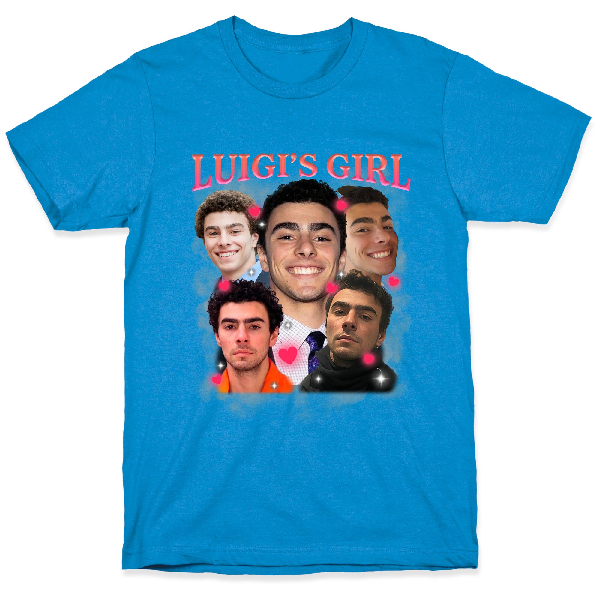 Luigis Girl Mangione Valentines Day T-Shirt